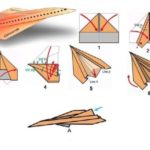 Paper plane build stages